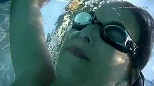 candy lovers dive into underwater teen sex