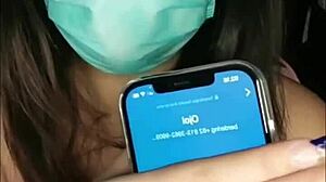 Filipina babe hooks up with the delivery boy for a quick fuck 😏