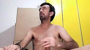 Safado Tesudo in White Underwear and Open Shirt with Big Erect Cock Jorrando Leite