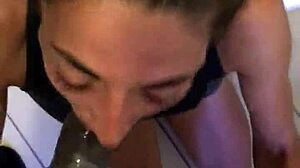 White Girl Gives Deepthroat Blowjob To Finish Me Off