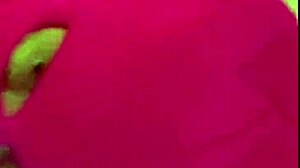 Dirty little 18+ blonde slut loves face fucking in POV blowjob