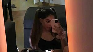 i hid a camera to watch my skinny niece riding and getting anal creampie while her mom is away