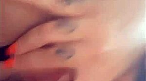 naughty latina girl cumming outdoors in barcelona park