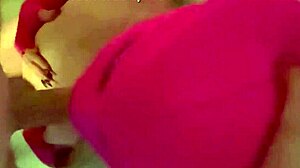 Dirty little 18+ blonde slut loves face fucking in POV blowjob