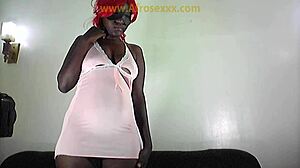 husband filming my juicy black ass