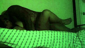 Cute ebony BBW girlfriend reaches multiple orgasms.