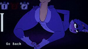 i broke my big cock in that rough hentai sex game oops