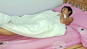 White Cock Tests Deep in Pretty Shaved Pussy