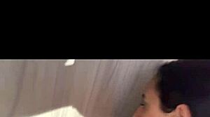 woman sucking several in front of partner