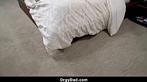 petite step daughter hints at naughty play in secret