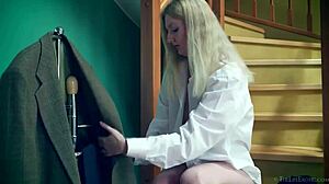 Thelifeerotic Big Titted Blonde Bombshell Lotta S Masturbates