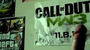 Watch me stroke my thick cock and cum!