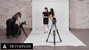 Transfixed - Khloe Kay Succumbs To Lust At Her Photoshoot With Adriana Chechik And Natalie Mars