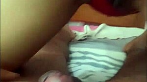 my wife bent over, loving that big cock monster pounding her big ass from behind, close-up fingering and riding pov creampie.