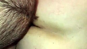 wife takes big dick doggy, cum on ass