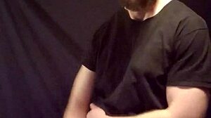 Gay Man Feels Intense Pleasure Jerking Off