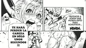 Nympho pirate babes flaunt big tits and asses in anime