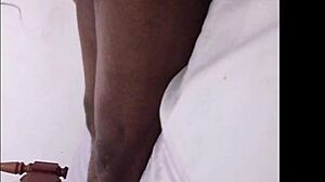 couple enjoys intimate oral moment