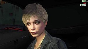 i picked up this blonde prostitute in gtav for some pov action