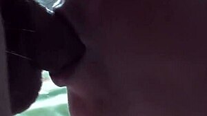 Llegó del trabajo y descargo todo en su boca sin parar