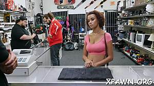 watch this slut sucking cock in hardcore fucking scene