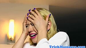 busty babes lure masseur into wild trio