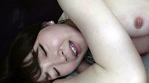 Fluffy College Girl Rides And Gets Facial Cumshot!