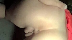 eating naughty pussy on roof