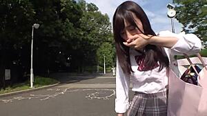 Wow! Japanese Idol Girl Soaked from Neck Touch Alone!