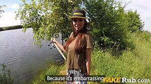 Cheating Wife Anissa Kate Films Porno in Tent for Cash