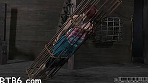 hung up playgirl punished in garage