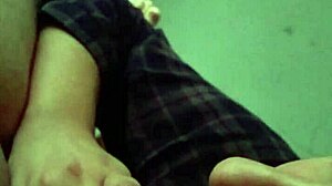 Intense first blowjob from my perfect amateur girlfriend in portuguese scene.