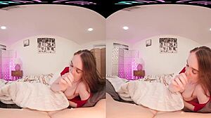 Hazel Moore fapping her clit using a vibrator all alone