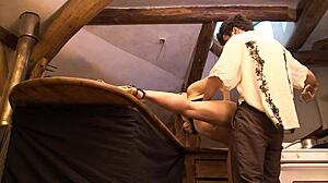 Erin Electra With Big Tits Fucks In Kitchen. Facial Blowjob?