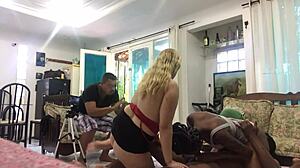 Threesome fun with Latina stars Odara and Melissa