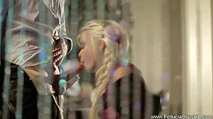 Fellucia Delivers Intense Blowjob Leading To Facial And Swallow!