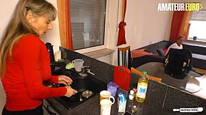 Hey Sabina, tired of your husband? Take this fat cock in your nasty Euro vagina!