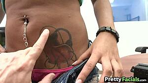 jade kennedy gets sexy facial?