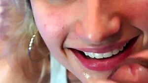 Sadira Hotwife Performs Rapid Deepthroat Gagging Session