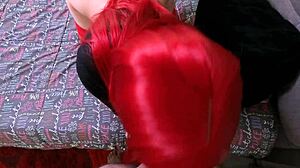 Hey sexy Colombian redhead, ready to suck your boyfriend's cock before anal?