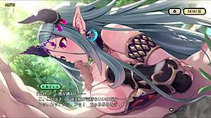 Busty Fantasy Burst Hildis with Cumshot!