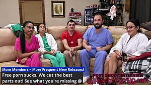 Aria Nicoles Endures Intense 2023 Yearly Physical from Doctor Tampa at Girlsgonegynocom