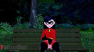 i love violet parr in the park the incredibles short video with big ass