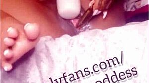 My sexy thot squirts hard with dildo play