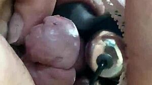 i'm jerking my little dick with this penile masturbator 😏