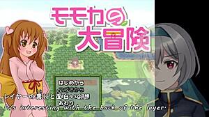 i play momokas great adventure with crossdressing machine