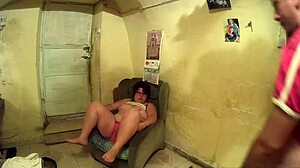 Intense Foot Fetish Jerk with Cum on Panties