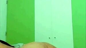 Hard sex for rich brunette on all fours