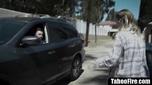 rough threesome with naive blonde! 😈