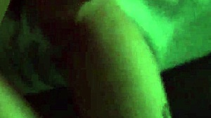 Me and my girlfriend hanging out with friends at home